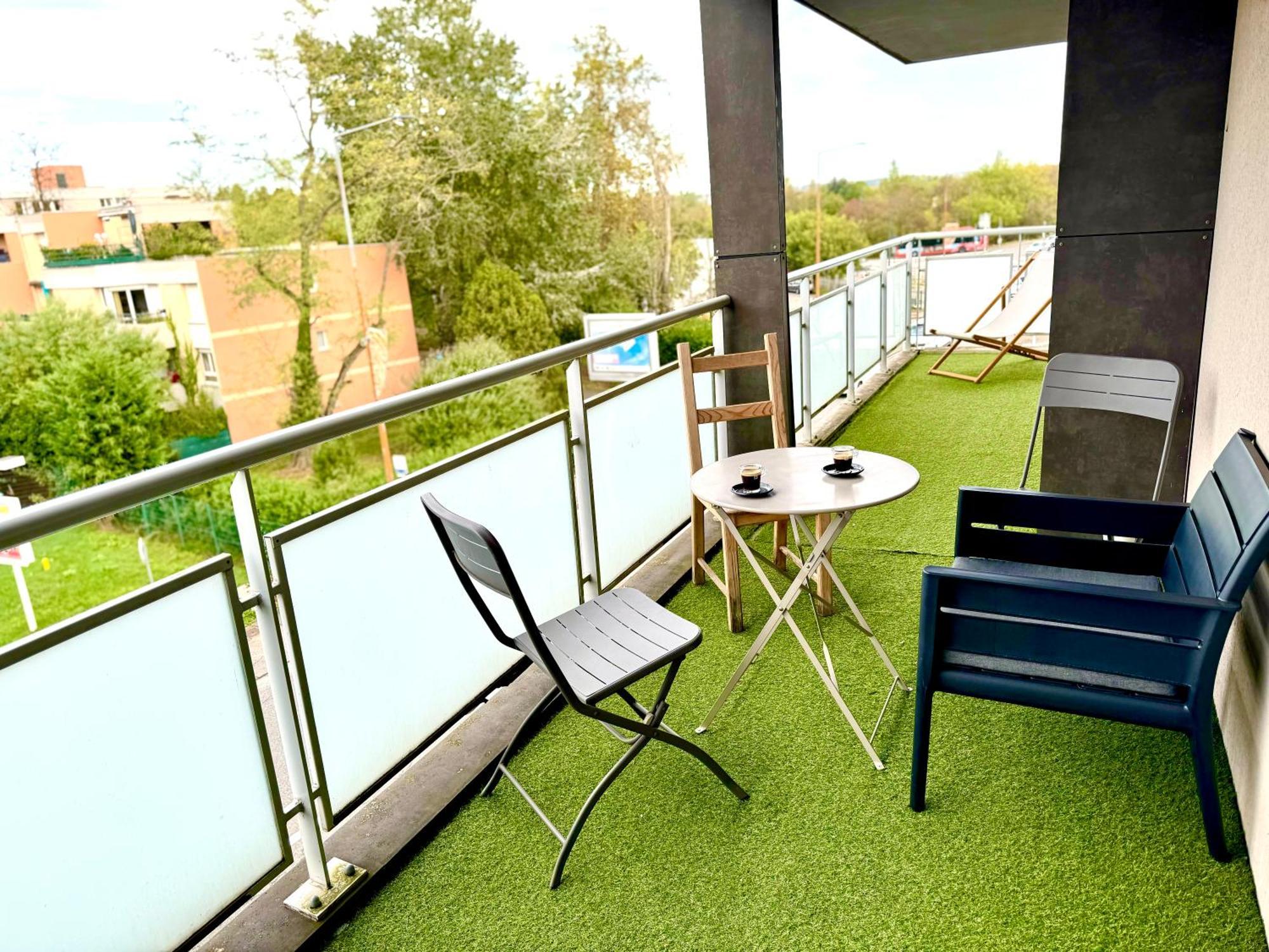Bel Appartement T3 De 60M2 Avec Parking, Terrasse, Proche Du Metro Et Du Periph Тулуза Екстер'єр фото